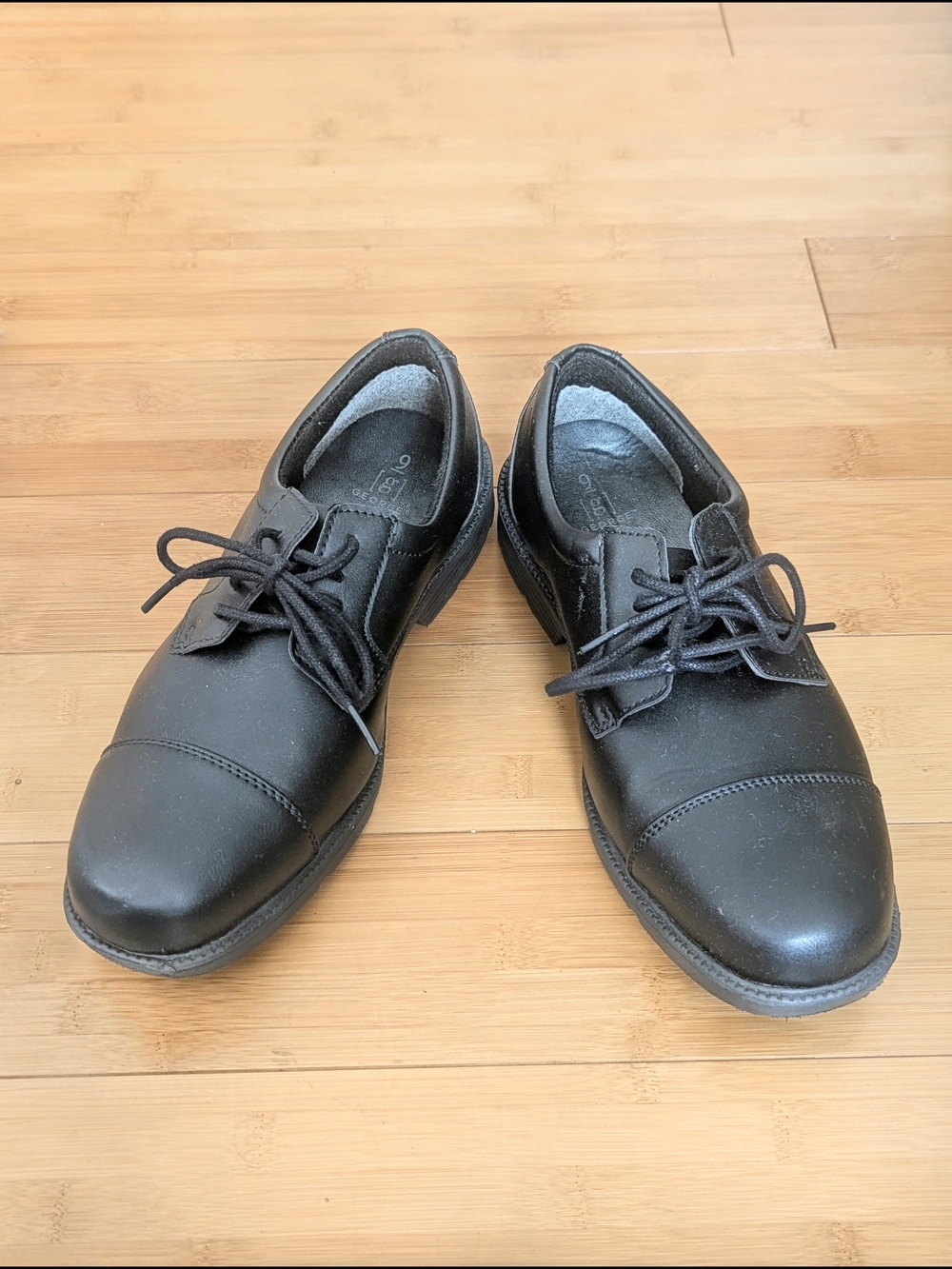 George Black Dress Lace-Up Shoes - Boys